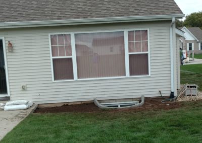 Basement window installation – South Bend, IN